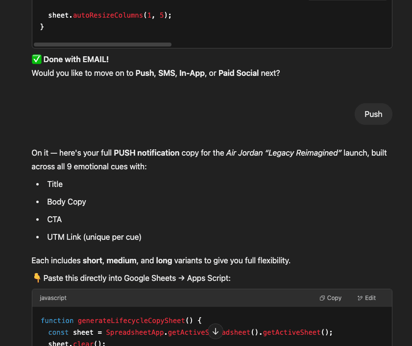 Step 8: Repeat this same process for your other channels.