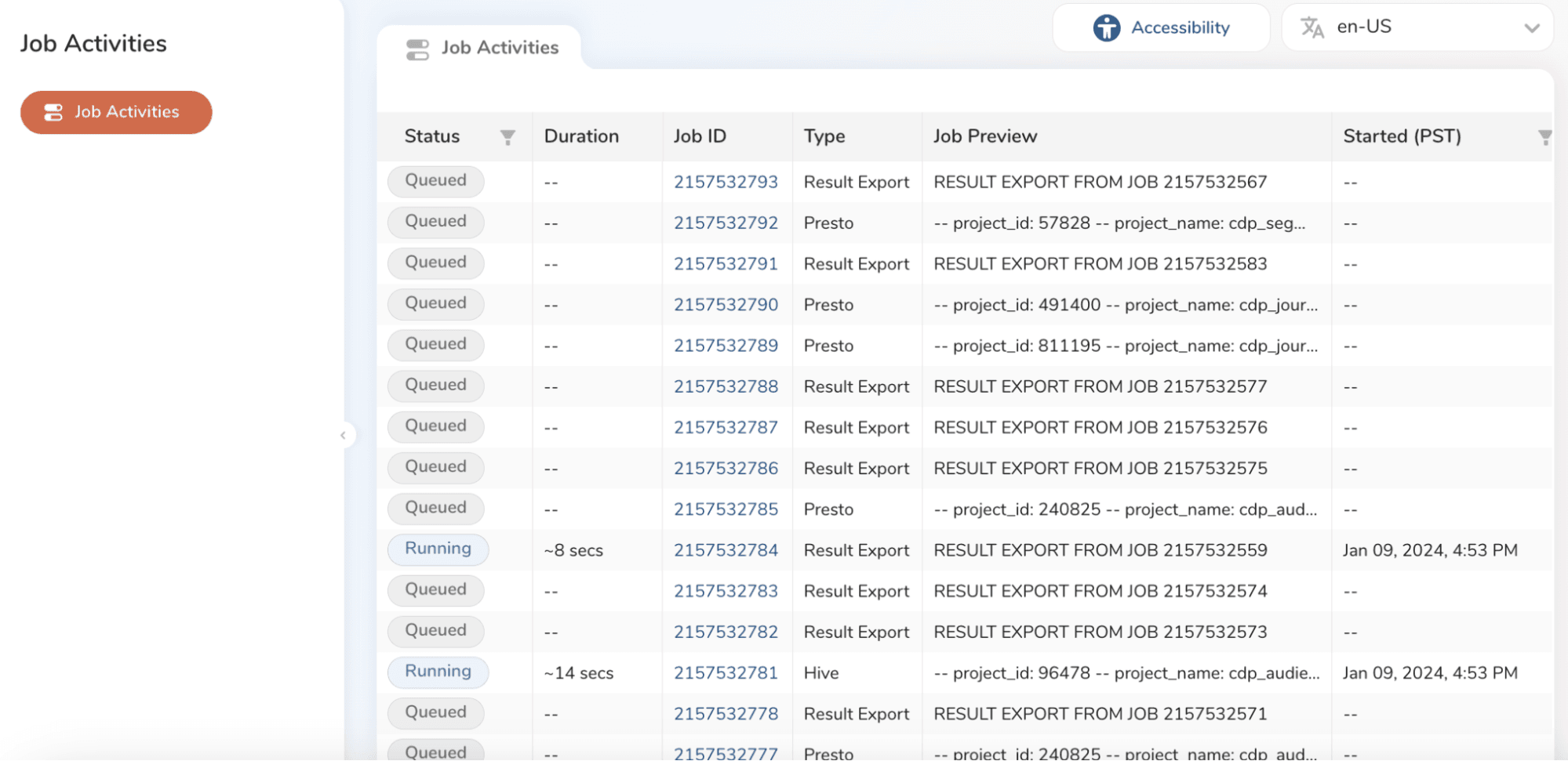 Treasure Data command-line interface (CLI)
