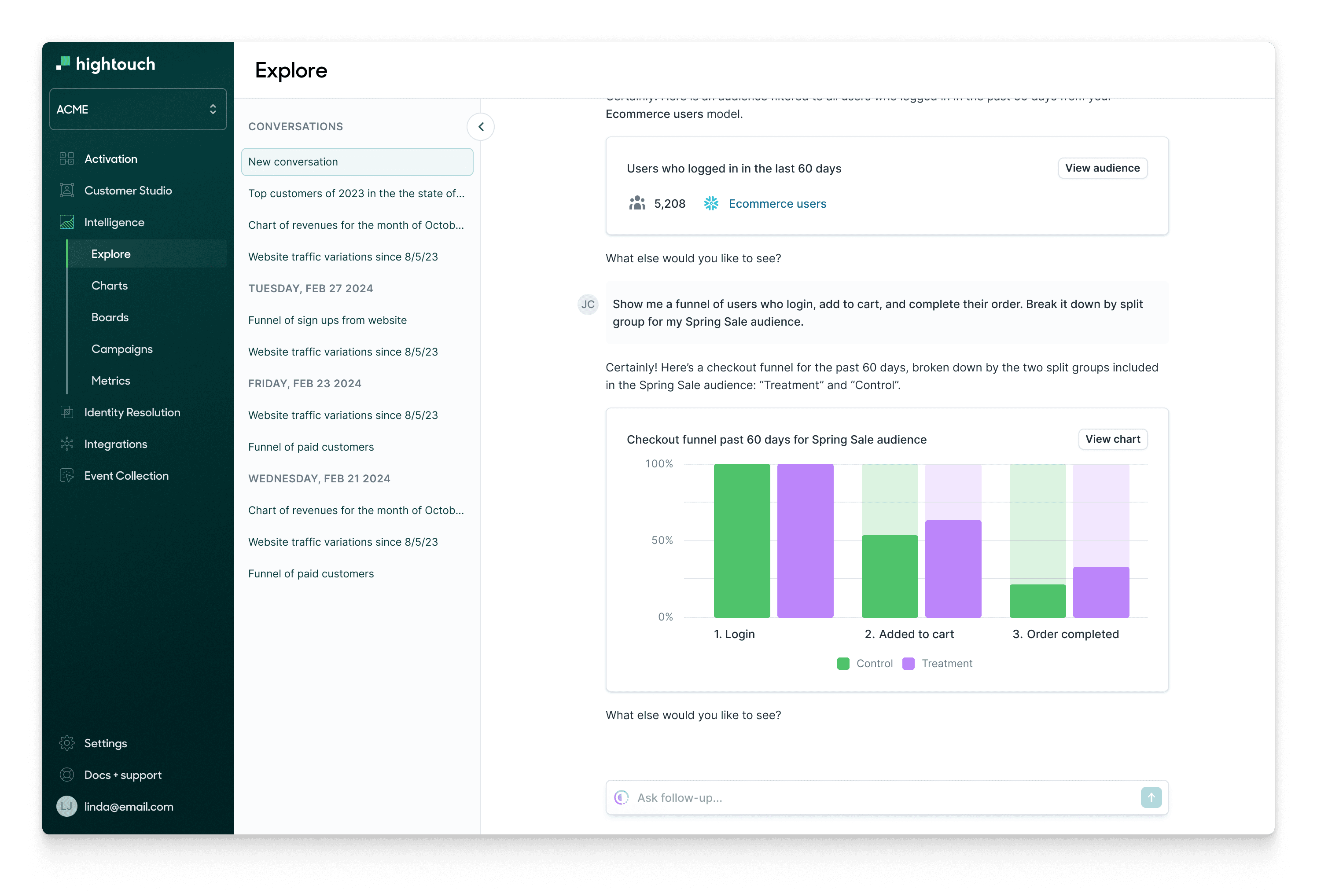 Explore data with an AI-powered copilot