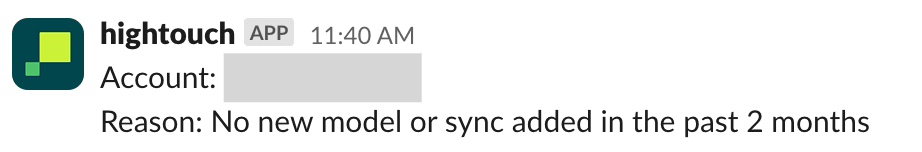 Sample Strike Message