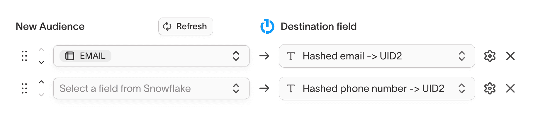 ID Express Field Mapping UI for The Trade Desk