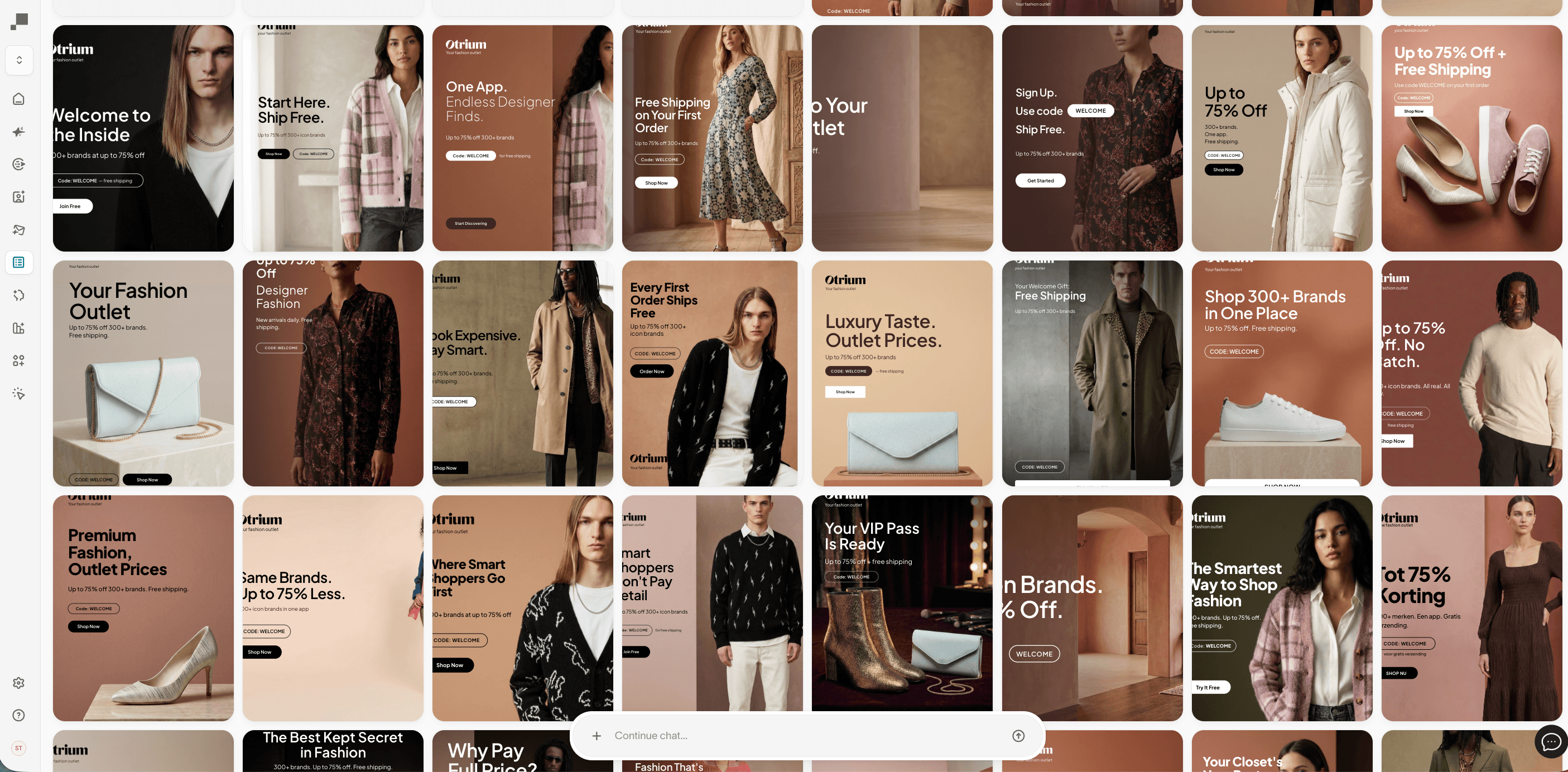 Otrium ads created in Hightouch