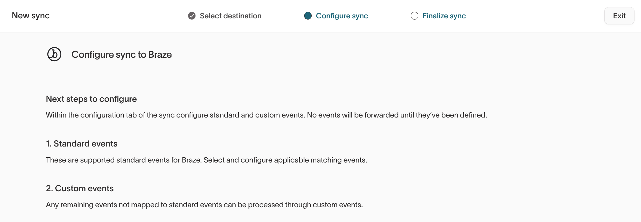 Sync configuration overview